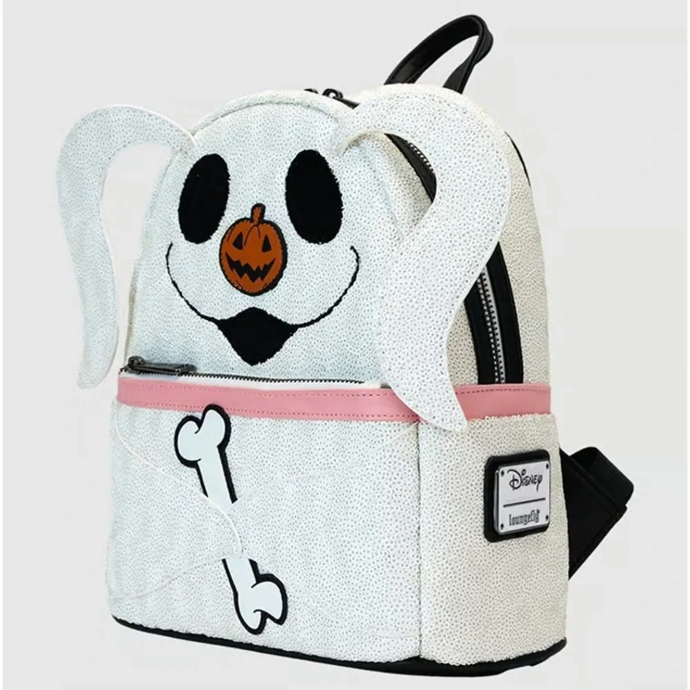 Loungefly‎ Disney The Nightmare Before Christmas Zero Sequin Glow Mini Backpack